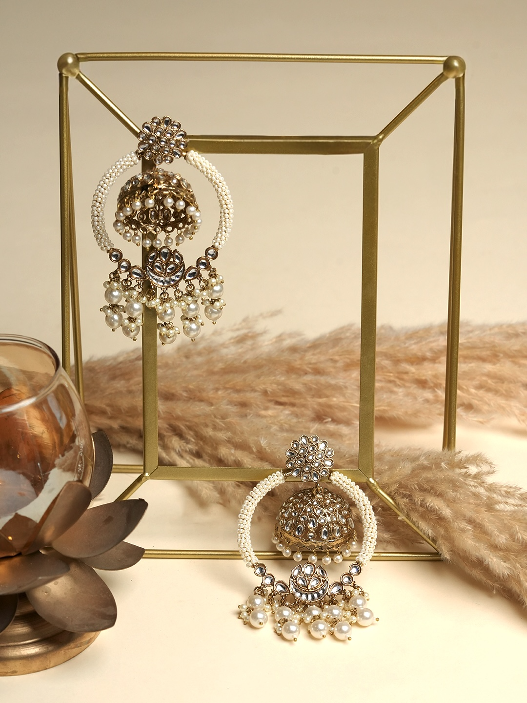 Big Heavy Golden Jhumki