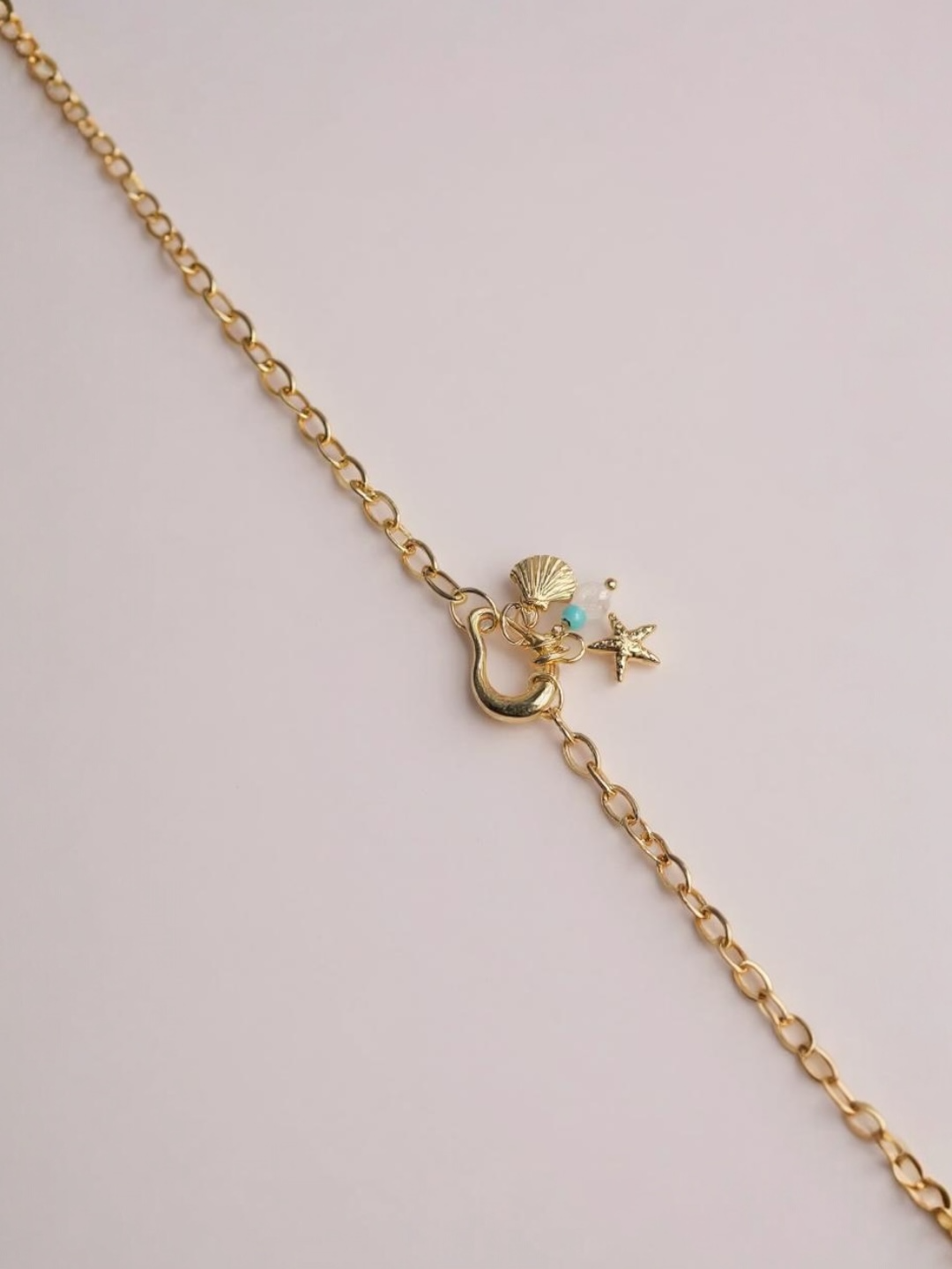 Pearl Turquoise Chain Bracelet