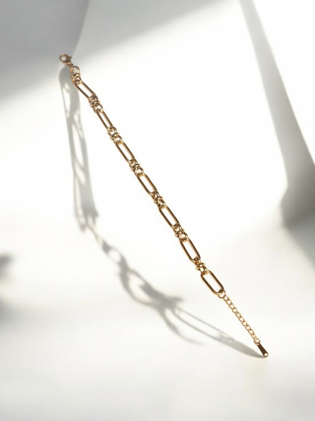 Paperclip Rectangle Link Chain Bracelet