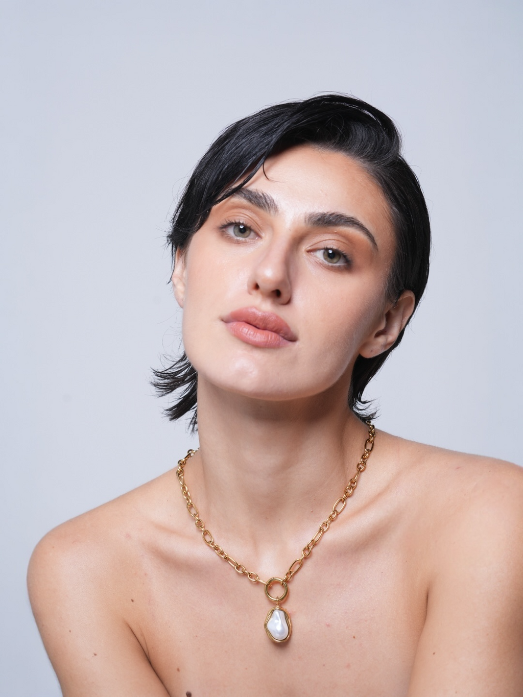 Baroque Pearl Pendant Necklace