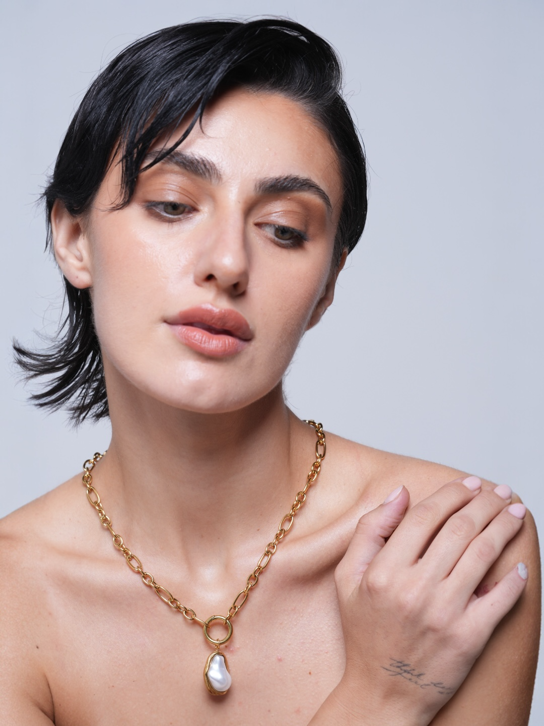 Baroque Pearl Pendant Necklace