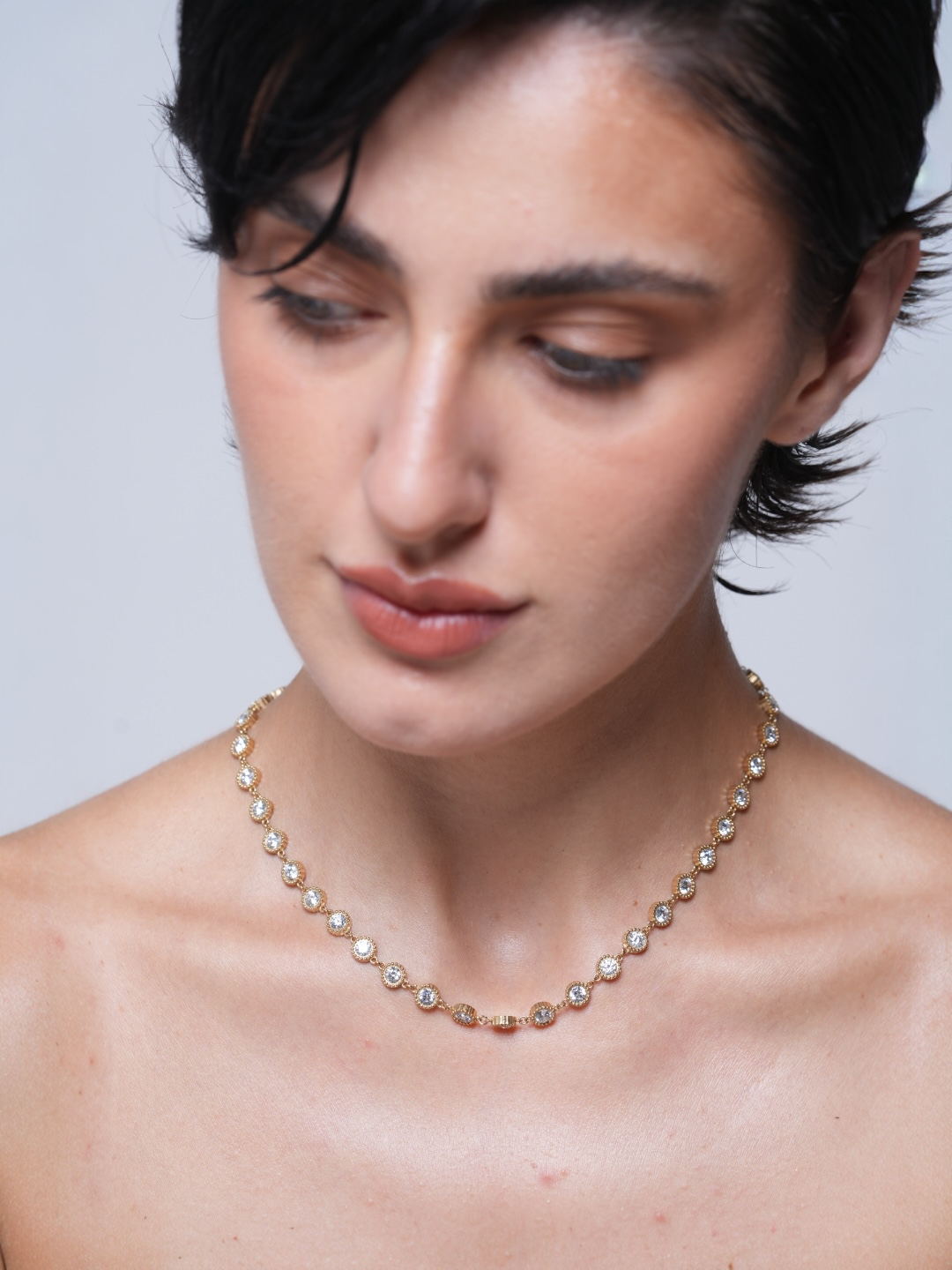 Bling Shiny Cubic Zirconia Necklace