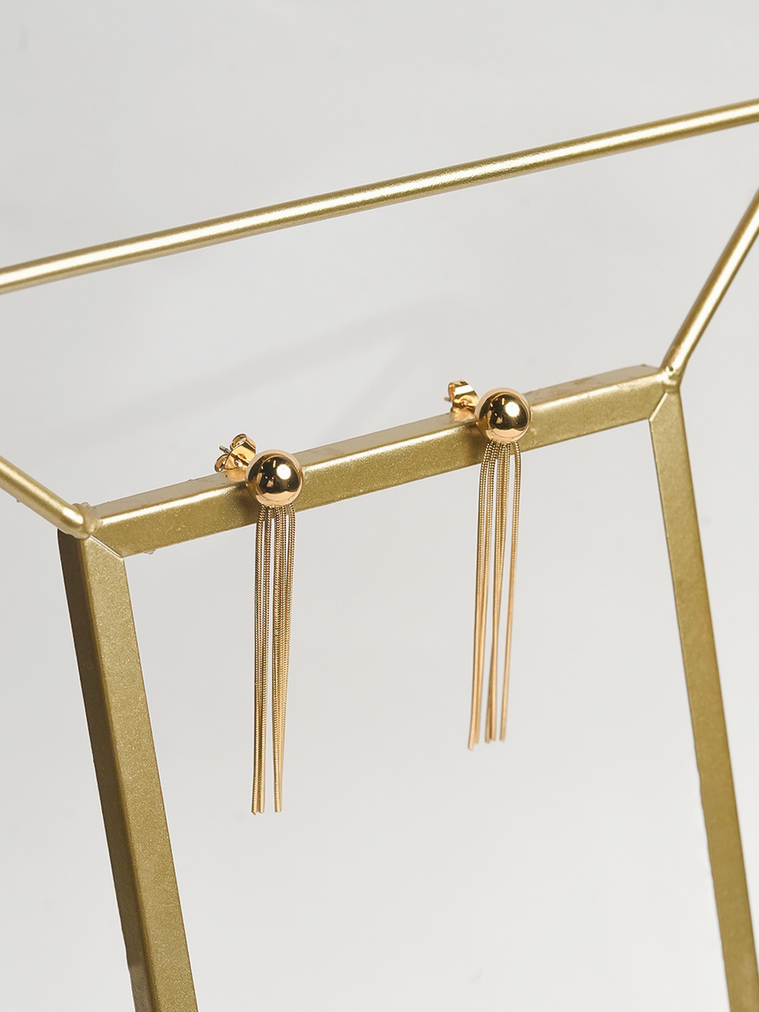 Gold Plated Drop Earrings