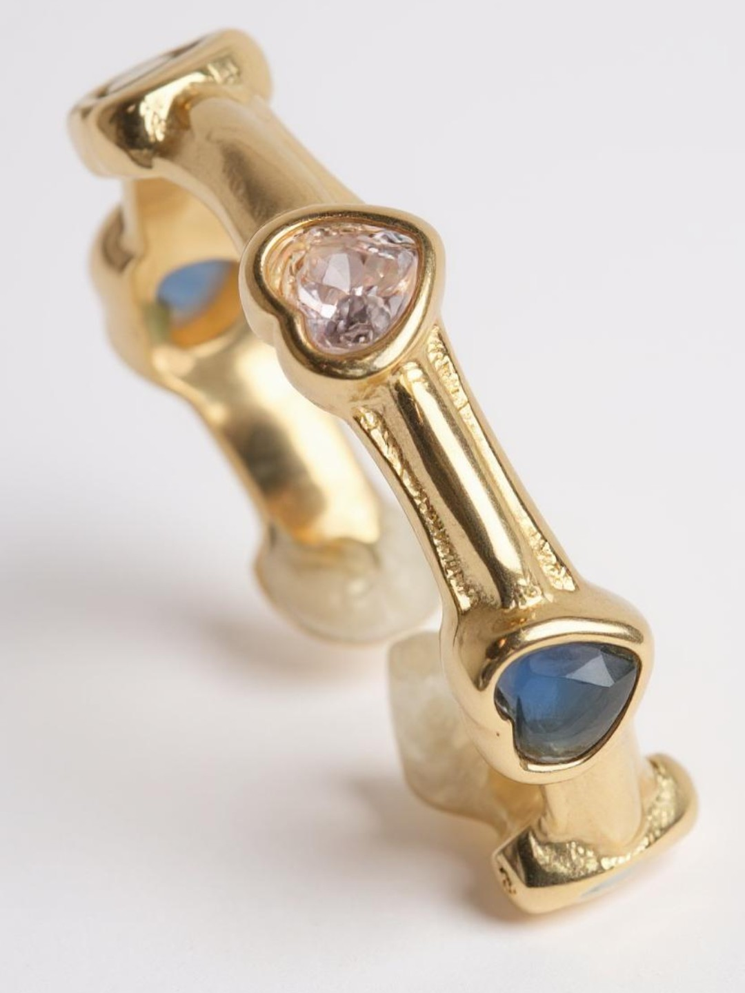 Multicolor Stainless Steel Open Ring