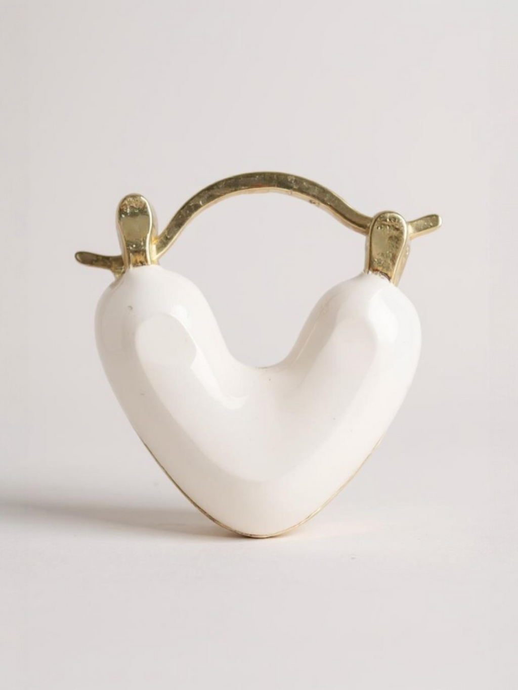 Colored Heart Hoops