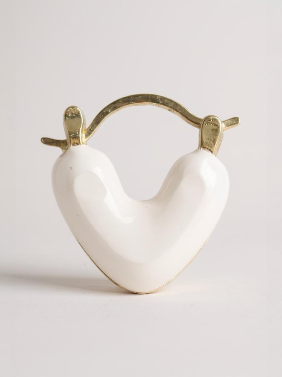 Colored Heart Hoops