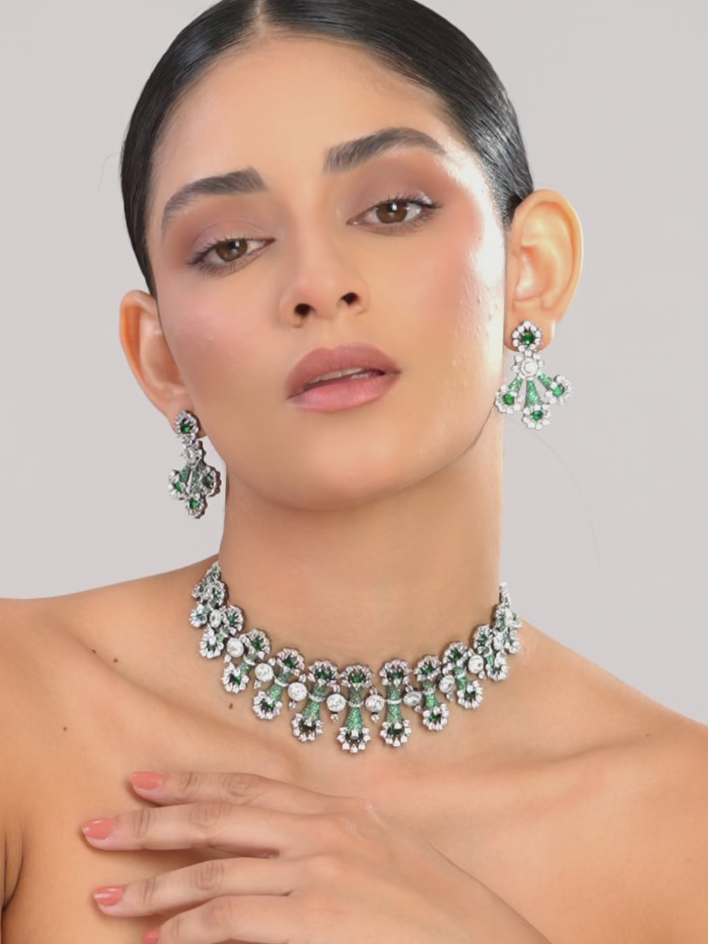 Emerald Cascade Necklace