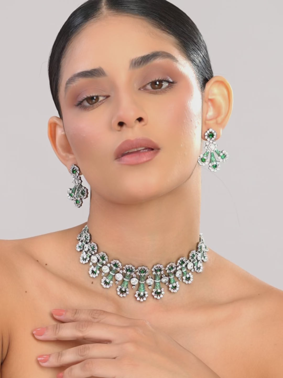 Emerald Cascade Necklace