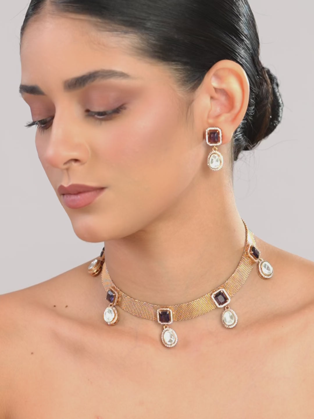 Midnight Mesh Necklace