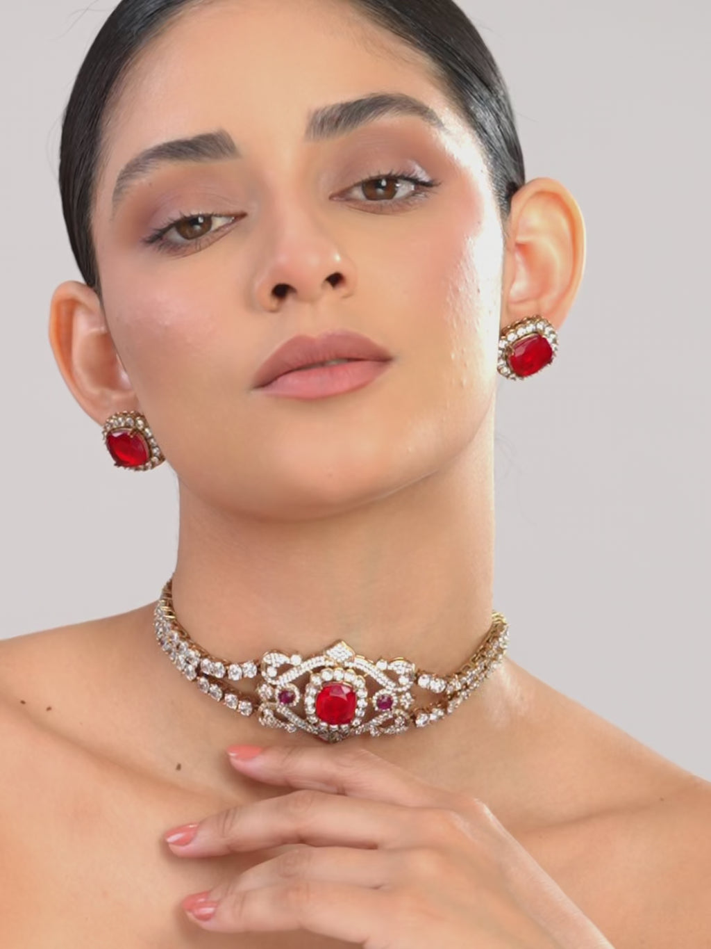 Ruby Tennis Necklace