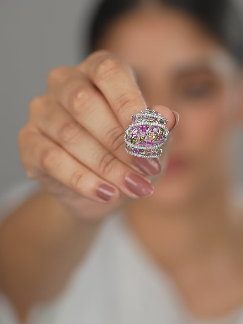 Pastel Spark Ring