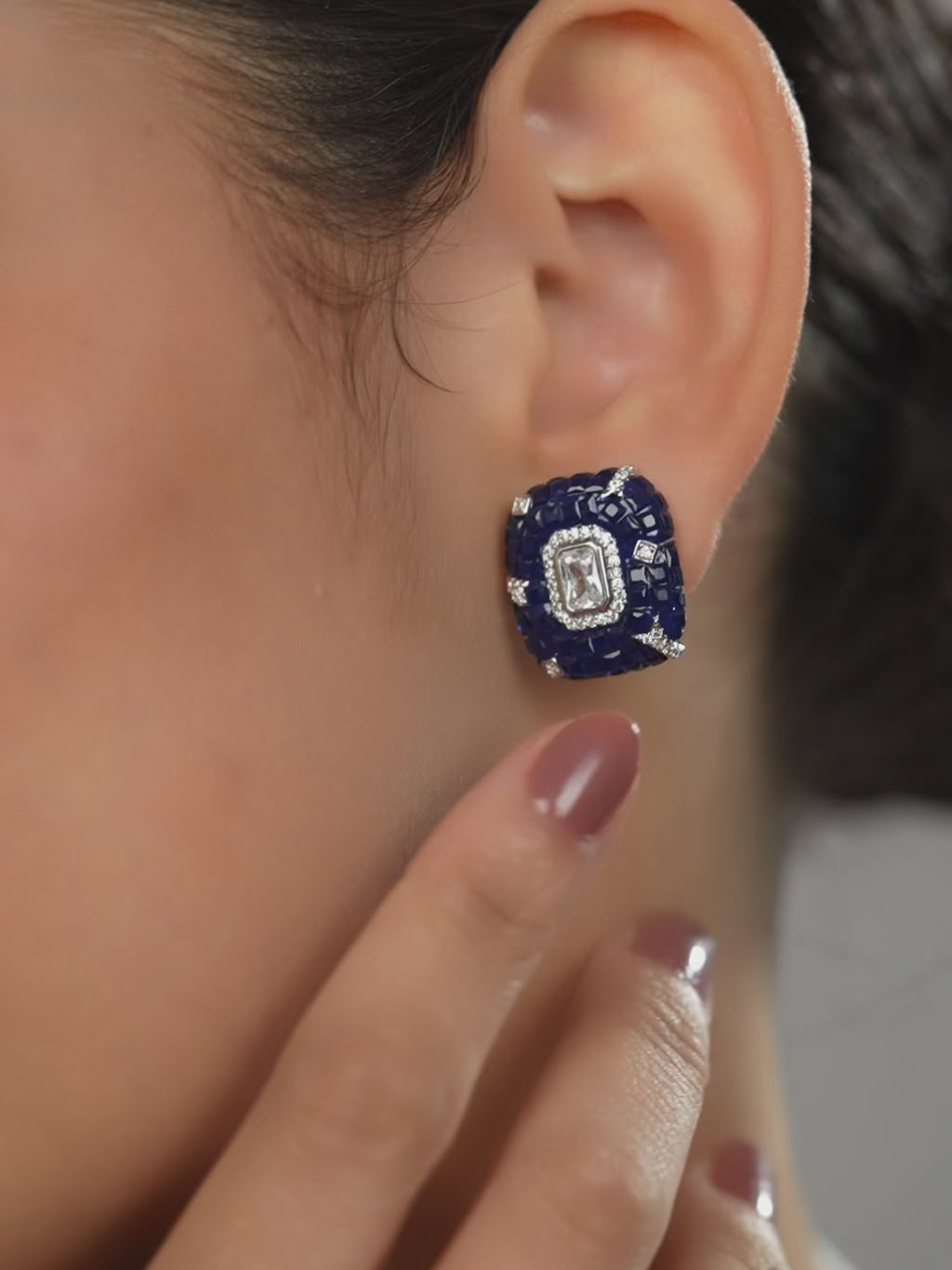 Midnight Shine Studs
