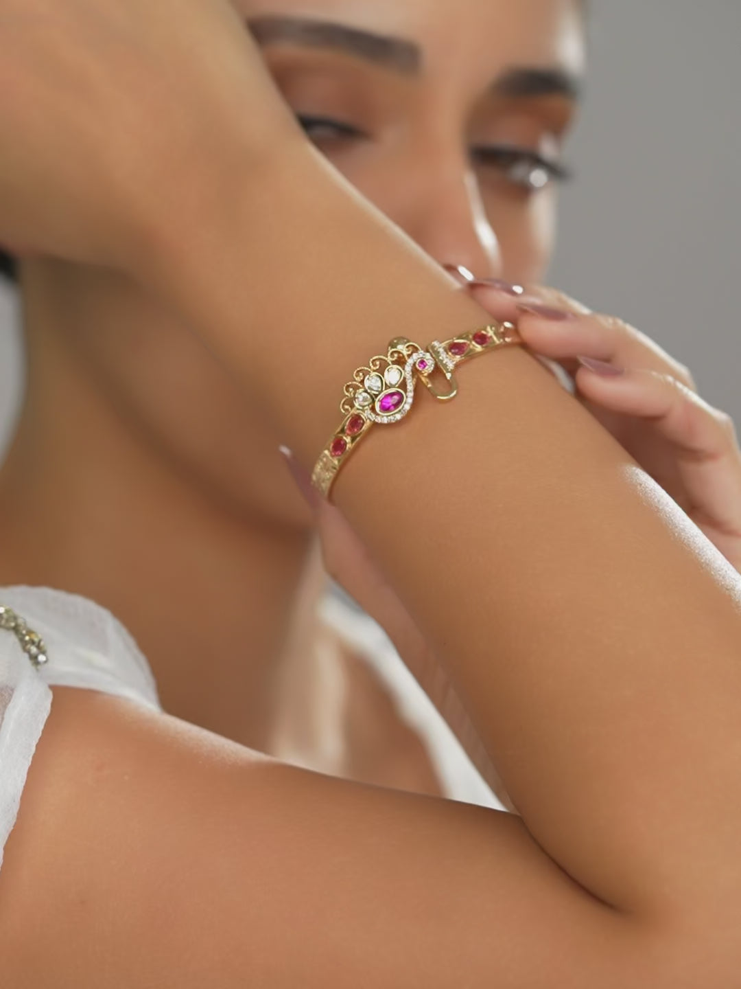 Ornate Ruby Bracelet