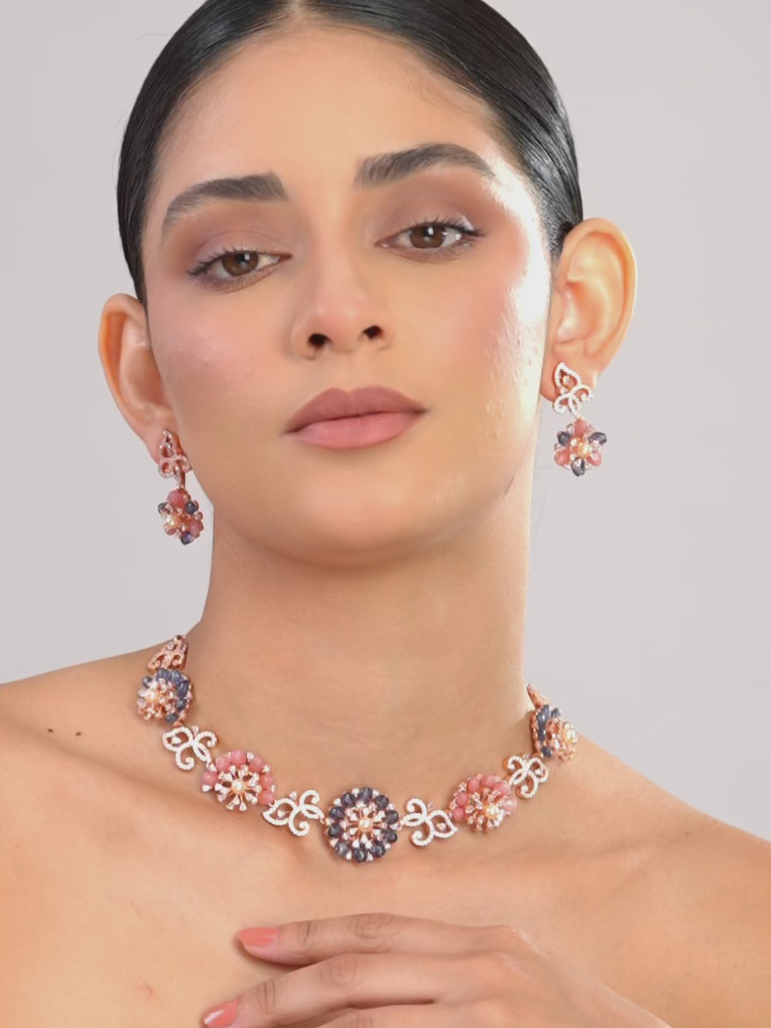 Blush Noir Necklace