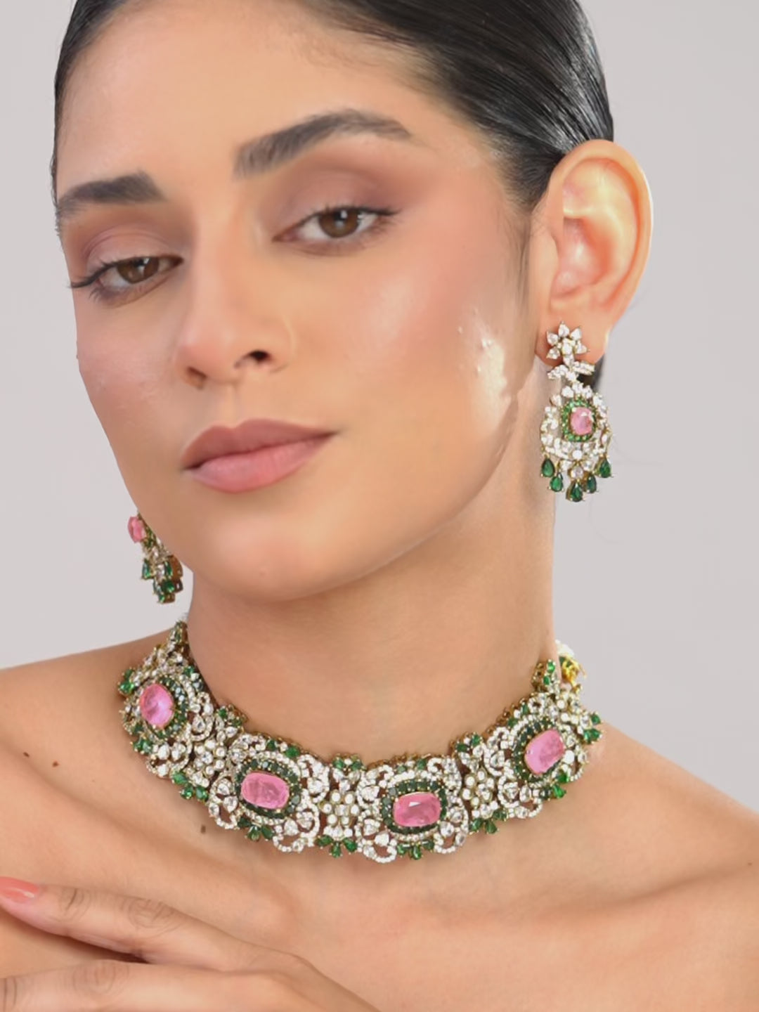 Pink Regent Necklace