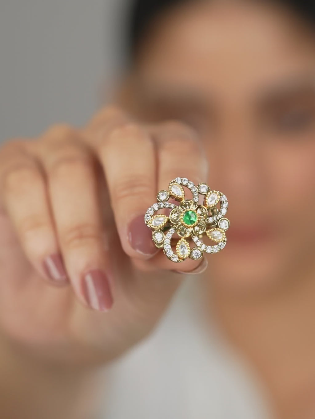 Twisted Petal Ring